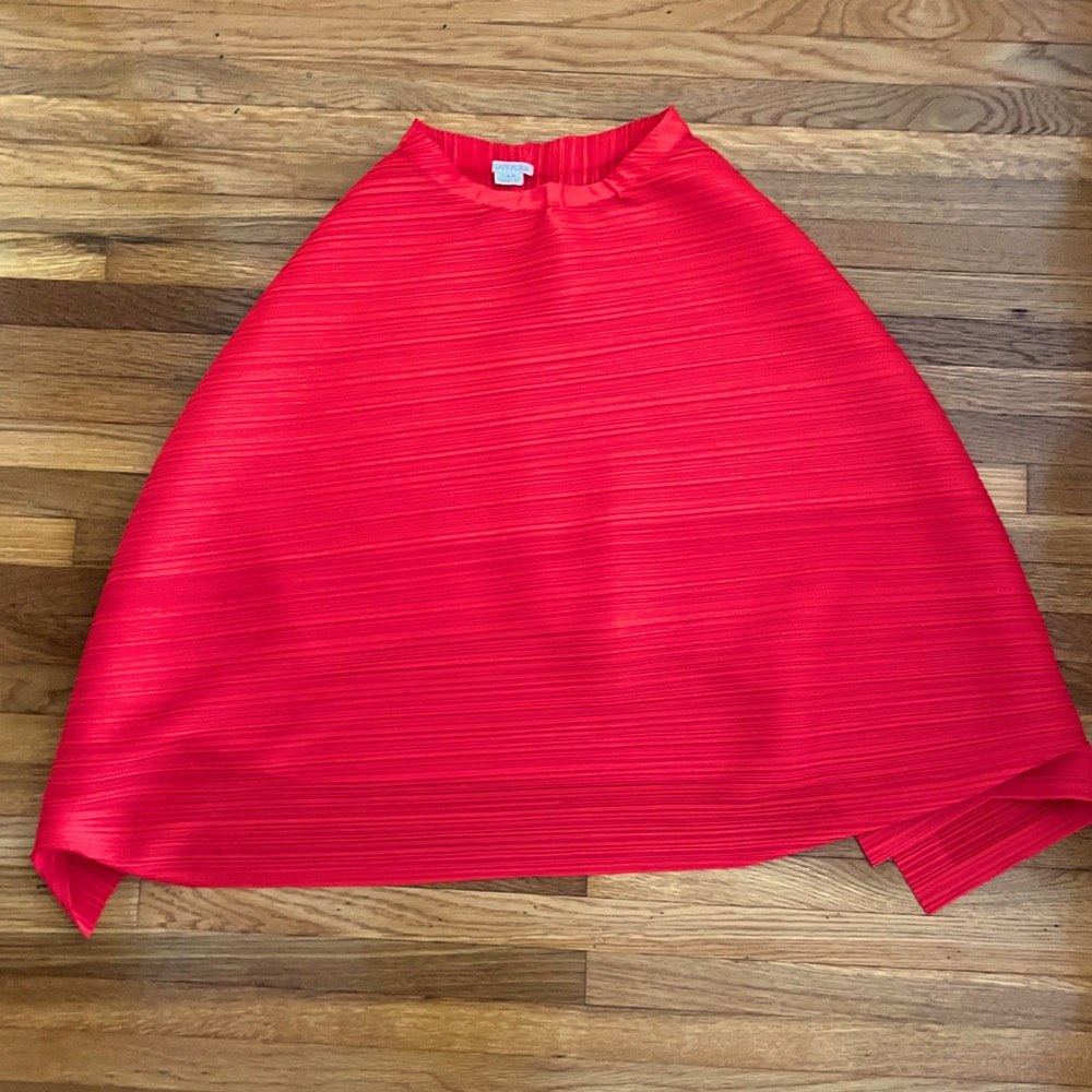 Issey Miyake Pleats Please red vintage skirt sz 5